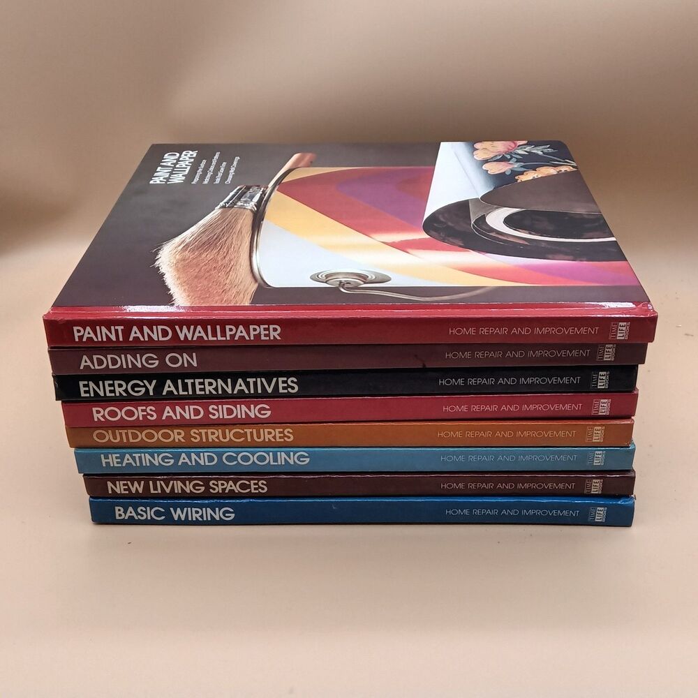 8 Time Life HOME REPAIR AND IMPROVEMENT Books